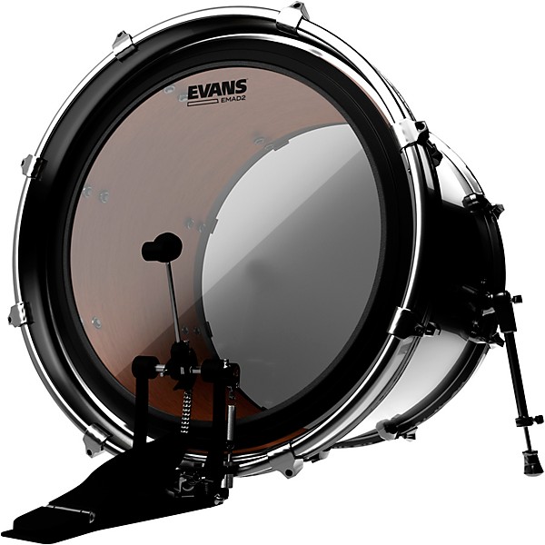 Evans EMAD 2 Clear Batter Bass Drum Head 24 in.