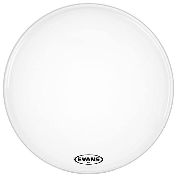 Evans MX2 White Marching Bass Head 24 in.