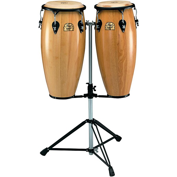 Pearl Primero Conga Set with Twin Stand Natural