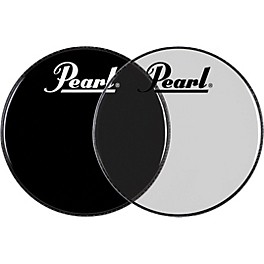 Pearl Logo Front Bass Drum Head Ebony 20 in. Pearl Logo Front Bass Drum Head Ebony 20 in.