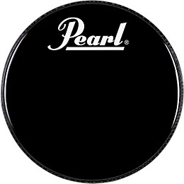 Pearl Logo Front Bass Drum Head Ebony 22 in.