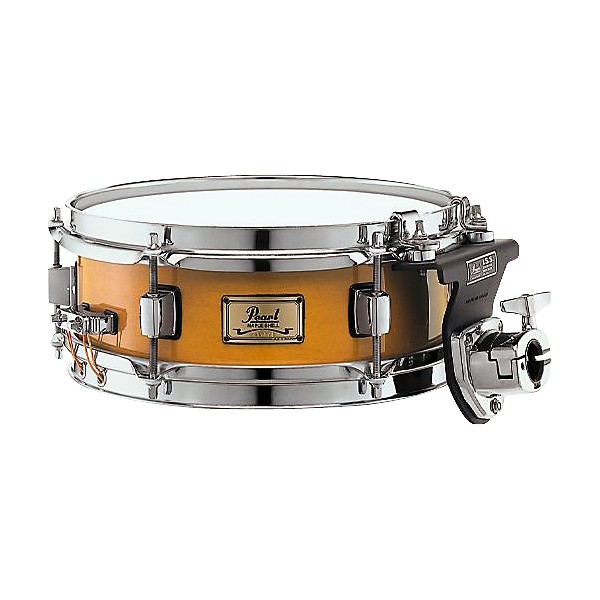 Pearl 6-Ply Maple Shell Snare Drum with ISS Mount Liquid Amber 10 x 4 in.