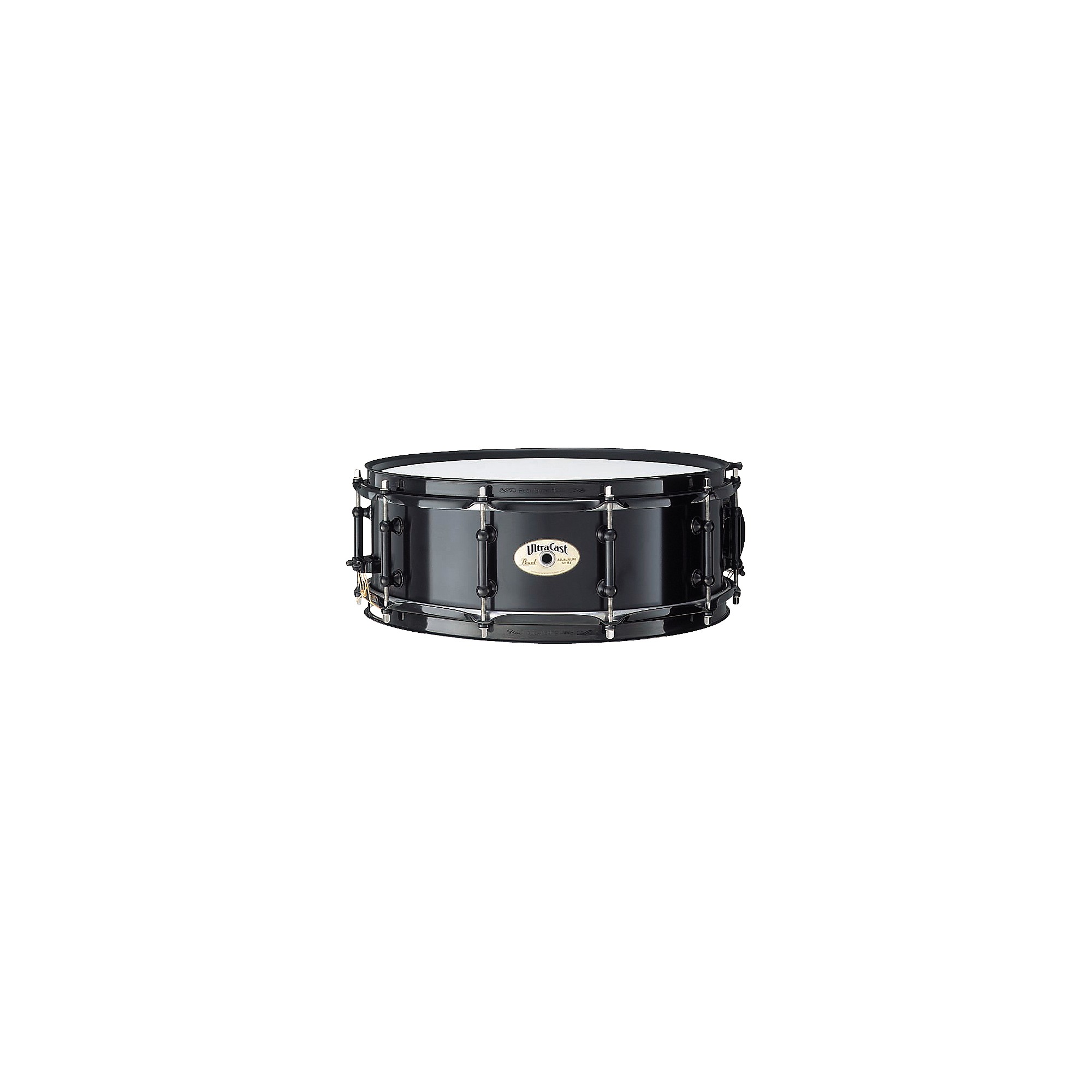 Pearl Ultracast Cast Aluminum Snare Drum Black 14 x 6.5 in