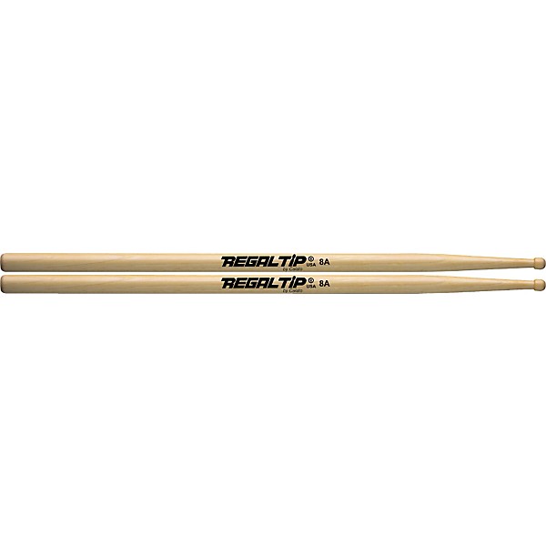 Regal Tip American Hickory Drum Sticks Wood Tip 8A