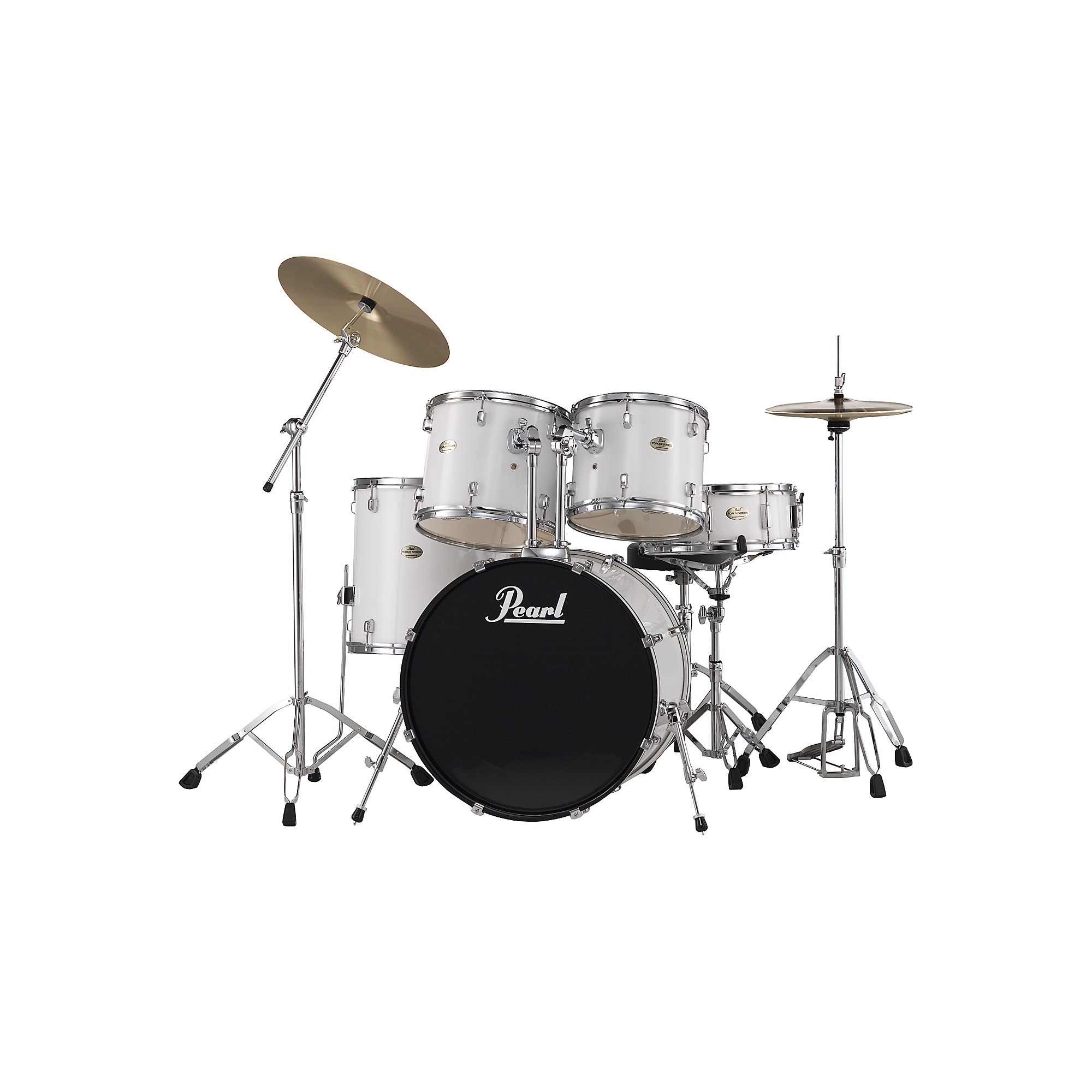 Pearl Forum 5-Piece Standard Drum Set with Hardware Red Carbon