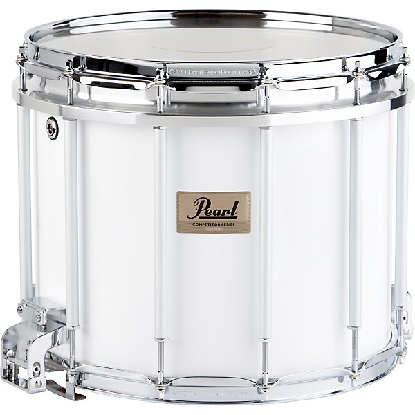 Open Box Pearl Competitor High-Tension Marching Snare Drum Level 1 White 13 x 11 in. High Tension