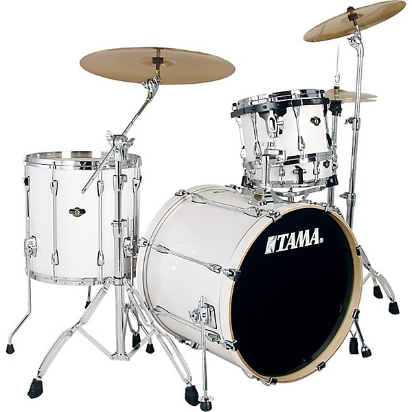 TAMA Superstar SK 4-Piece Drum Set with Hardware Sugar White