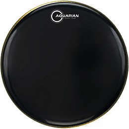 Aquarian Classic Clear Drumhead Black 18 in.