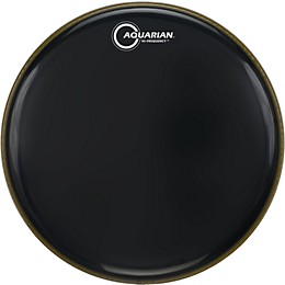 Aquarian Hi-Frequency Drumhead Black Black 12 in.