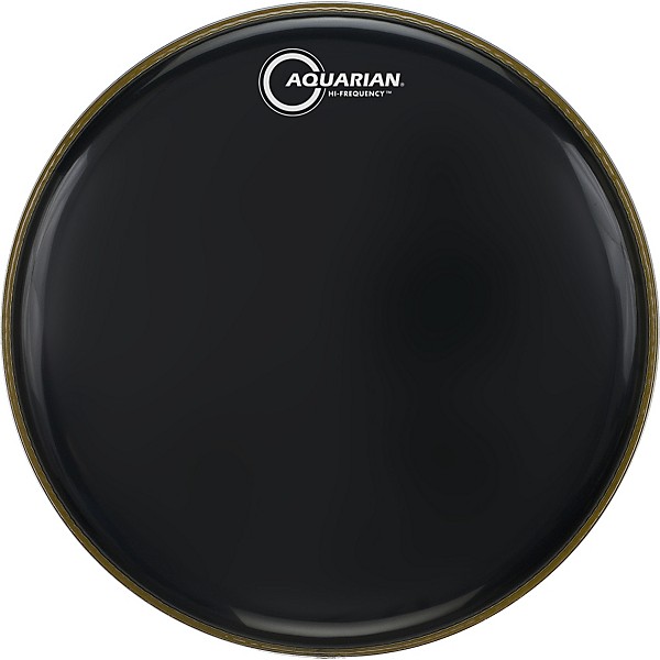 Aquarian Hi-Frequency Drumhead Black Black 13 in.