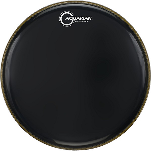 Aquarian Hi-Frequency Drumhead Black Black 10 in.