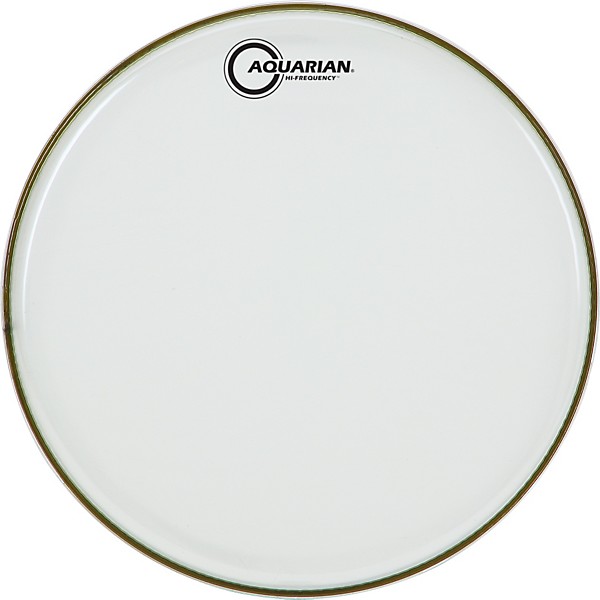 Aquarian Hi-Frequency Drumhead Black Clear 12 in.