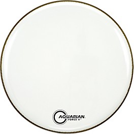 Aquarian Force II Resonant Bass Drum Head Black 20 in. Aquarian Force II Resonant Bass Drum Head White 20 in.