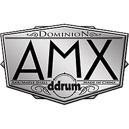 Open Box ddrum AMX Ash/Maple Hybrid 4-Piece Drum Shell Pack with 24" kick Level 1 Red Burst