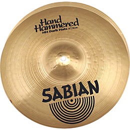 SABIAN Hand Hammered Dark Hi-Hat Cymbal Pair 14 in.