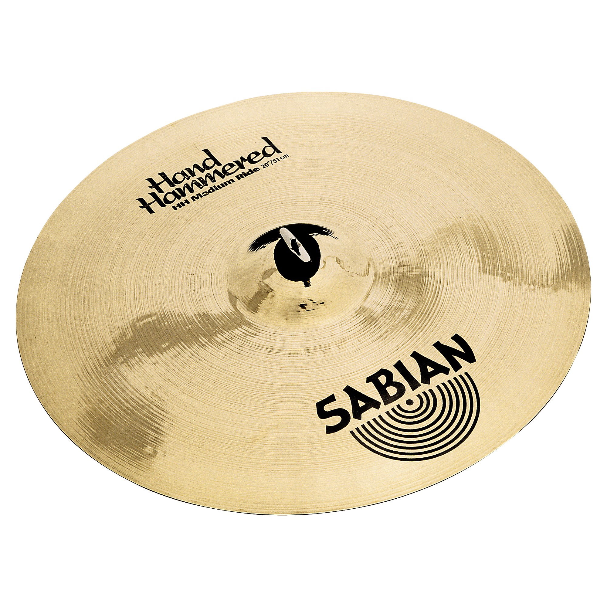 SABIAN Hand Hammered Medium Ride Cymbal Brilliant 20 in