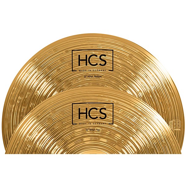 Open Box MEINL HCS Hi-Hat Cymbal Pair Level 2 15 in. 197881119508