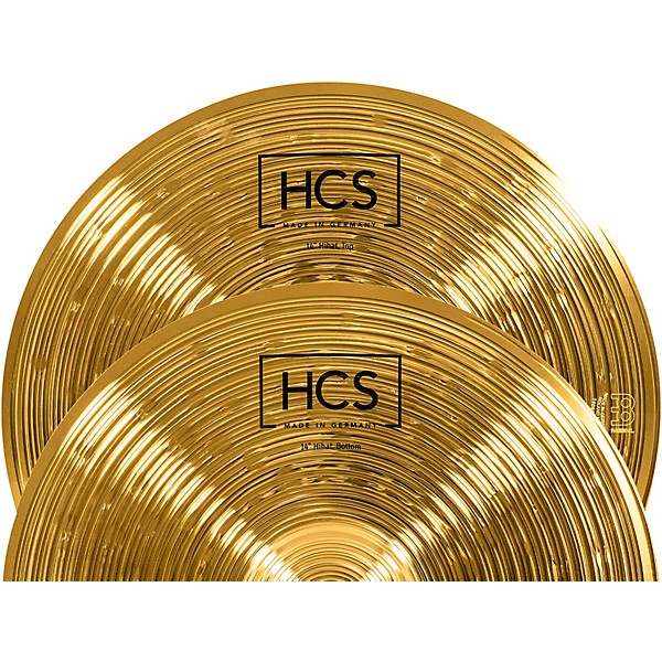 MEINL HCS Hi-Hat Cymbal Pair 14 in.