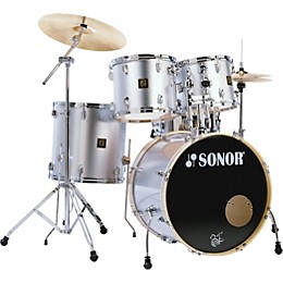 SONOR Force 1003 5-Piece Stage Drum Set Silver