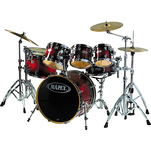 Mapex M Birch 6-Piece Drum Set with Free 8" Tom Black Forest Cherry