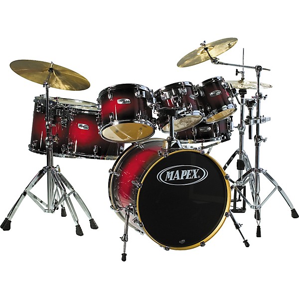 Mapex M Birch 6-Piece Drum Set with Free 8" Tom Black Forest Cherry