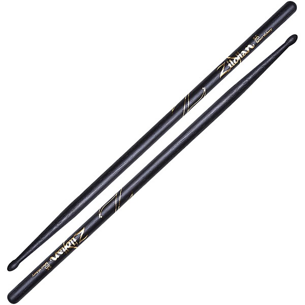 Zildjian Hickory Series Black Drumsticks 5A Wood
