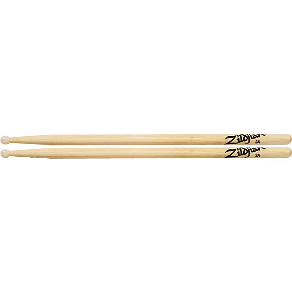 Zildjian Hickory Series Natural Drum Sticks 3A Nylon