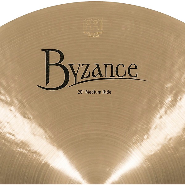 MEINL Byzance Medium Sizzle Ride Traditional Cymbal 20 in.