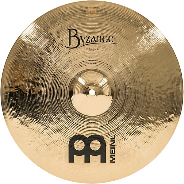 MEINL Byzance Thin Crash Brilliant Cymbal 17 in.