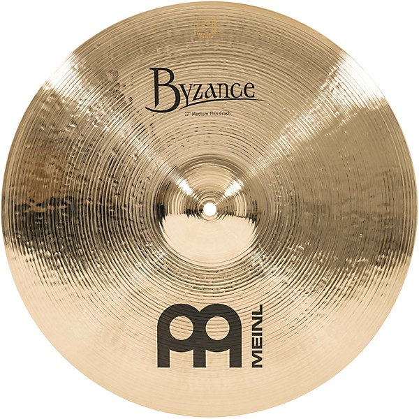 MEINL Byzance Medium Thin Crash Brilliant Cymbal 17 in.