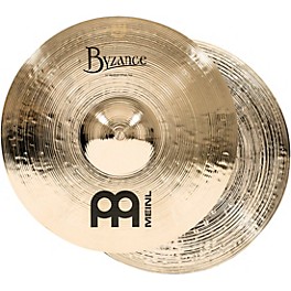 MEINL Byzance Medium Hi-Hat Brilliant Cymbals 14 in.