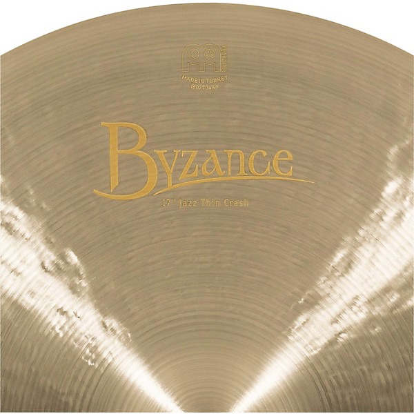 MEINL Byzance Jazz Thin Crash Traditional Cymbal 17 in.
