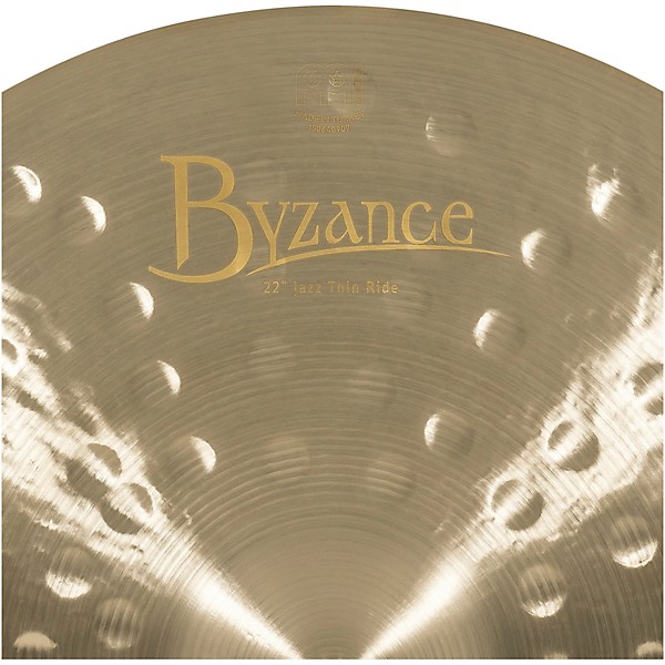 Open Box MEINL Byzance Jazz Thin Ride Traditional Cymbal Level 2 22 in. 888365992730