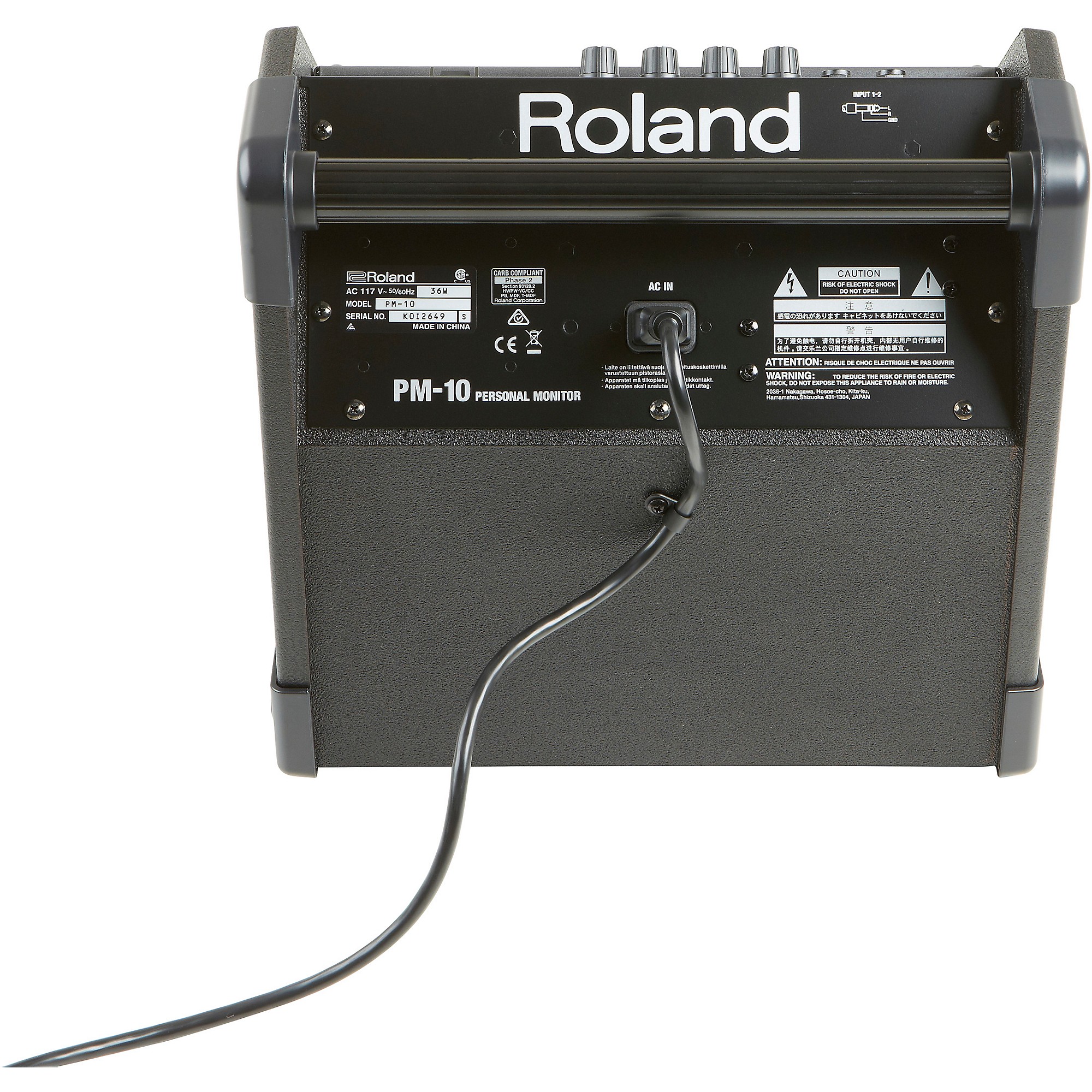 Roland モニターアンプ PM-10 V-drums Roland - PM-10 | Personal Monitor Amplifier