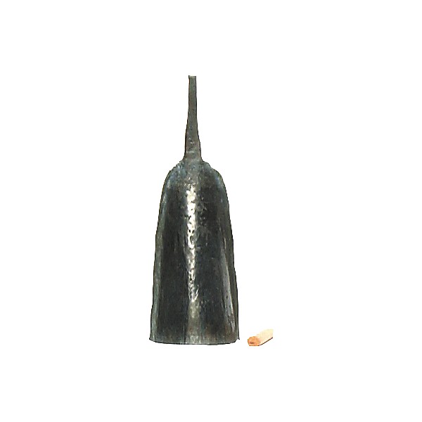 Overseas Connection Ghana Single Bell with Stick Black 13 in.