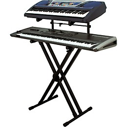 On-Stage Deluxe Heavy Duty X 2-Tier Keyboard Stand