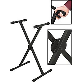 On-Stage KS8290X Lok-Tight Pro Single-X ERGO-LOK Keyboard Stand