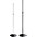 Atlas Sound MS-12C Round Base Mic Stand Ebony Atlas Sound MS-12C Round Base Mic Stand Ebony