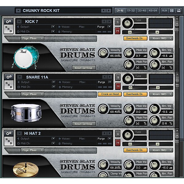 Steven Slate Drums Signature Drumkits Platinum Edition Drum Suite