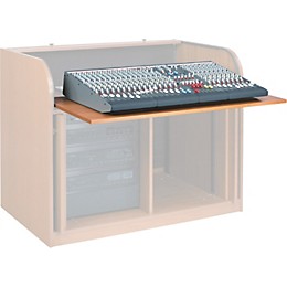 Raxxess Sliding Pull Out Shelf for ERT Desk Cherry