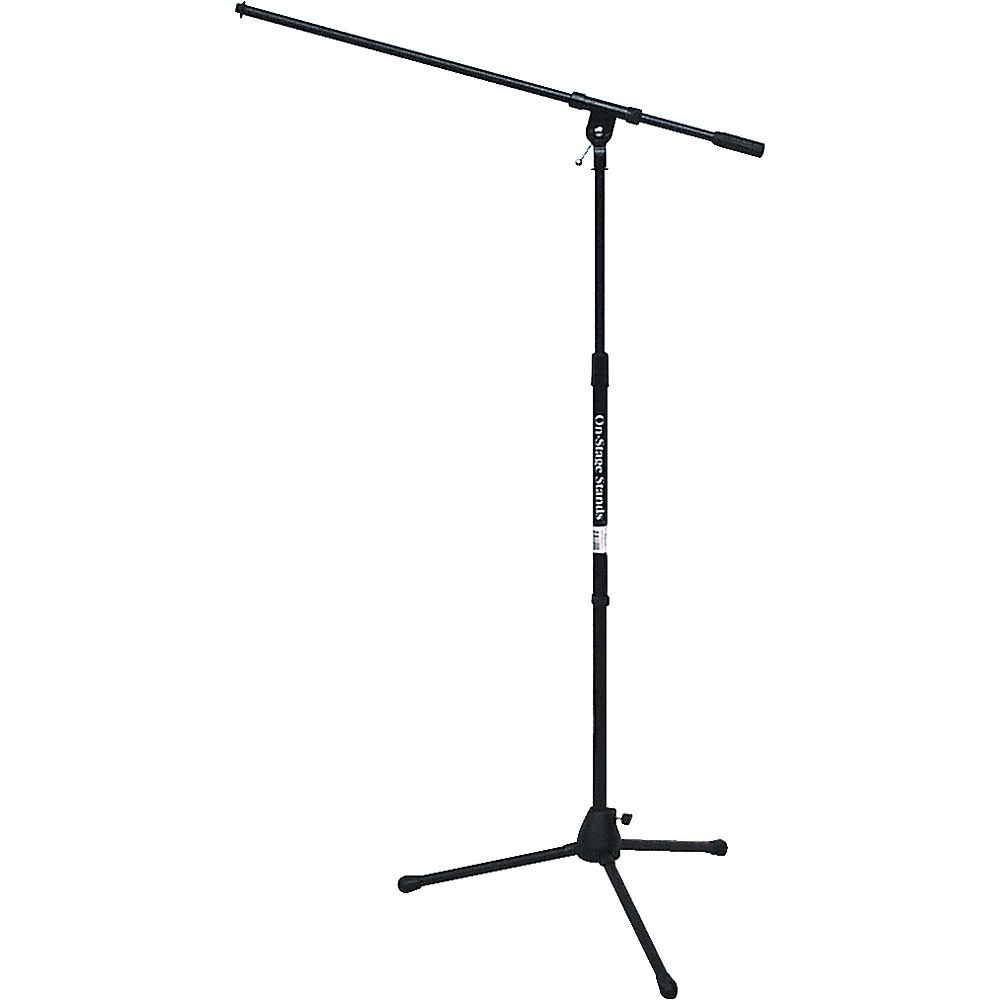 6. On-Stage MS7701B Tripod Microphone Boom Stand