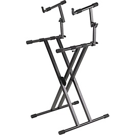 Proline PL402 2-Tier Double X-Braced Keyboard Stand