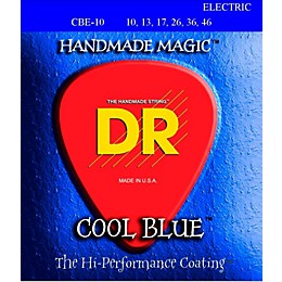 DR Strings Cool Blue Coated Electric Strings Medium (10-46)