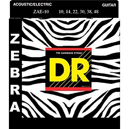 DR Strings ZEBRA Acoustic-Electric Medium (10-46)