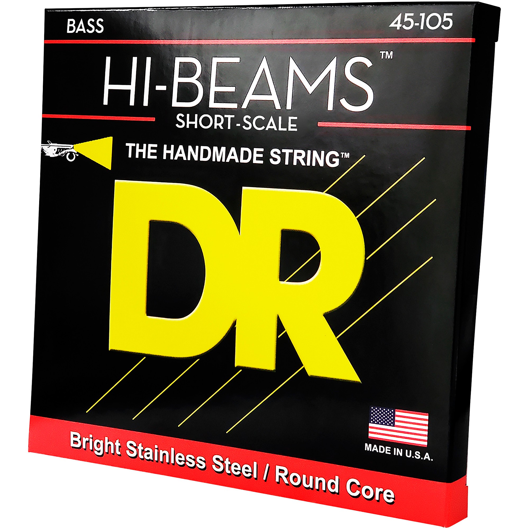 DR Strings H Beams Short Scale 4 String Bass Strings Medium 45 105