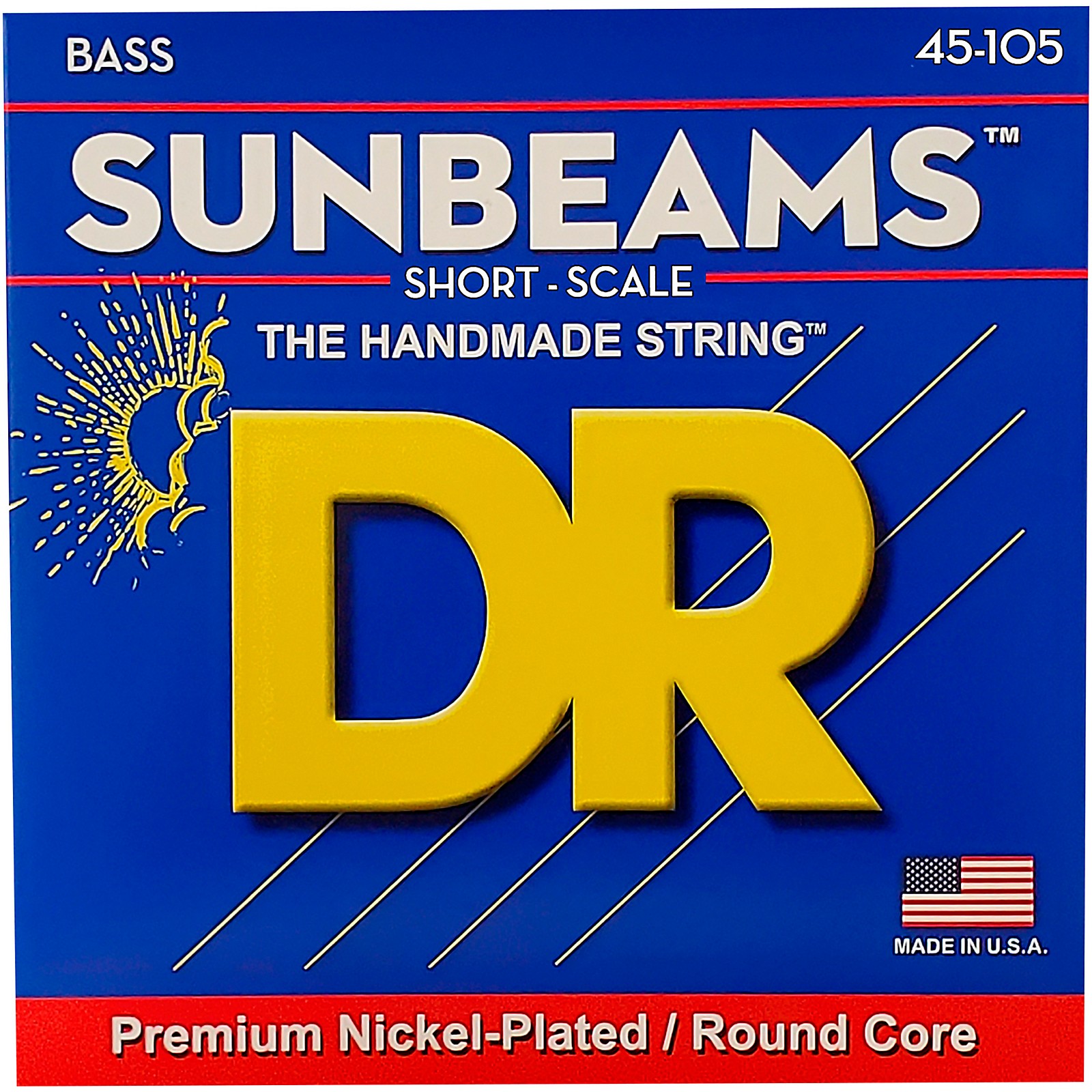 DR Strings Sunbeams SNMR45 Medium Short Scale 4 String Bass Strings