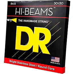 DR Strings Hi-Beams 6-String Bass Strings Medium .130 Low B (30-130)