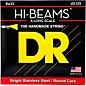 DR Strings Hi-Beams Stainless Steel 5-String Bass Strings X-Long Scale (45-65-85-105-125) thumbnail