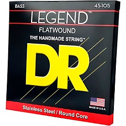 DR Strings Flatwound Legend Bass Strings Medium