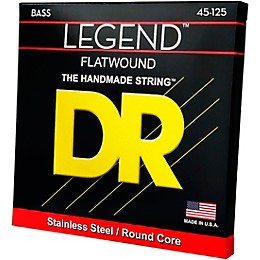 DR Strings Flatwound Legend 5-String Bass Medium
